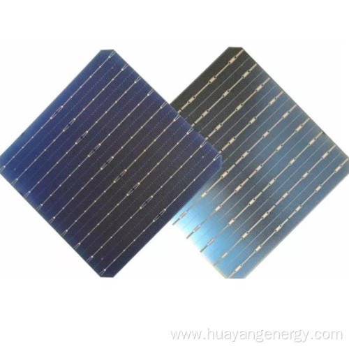 Mono solar cell 166x166 monocrystalline solar cell 9BB